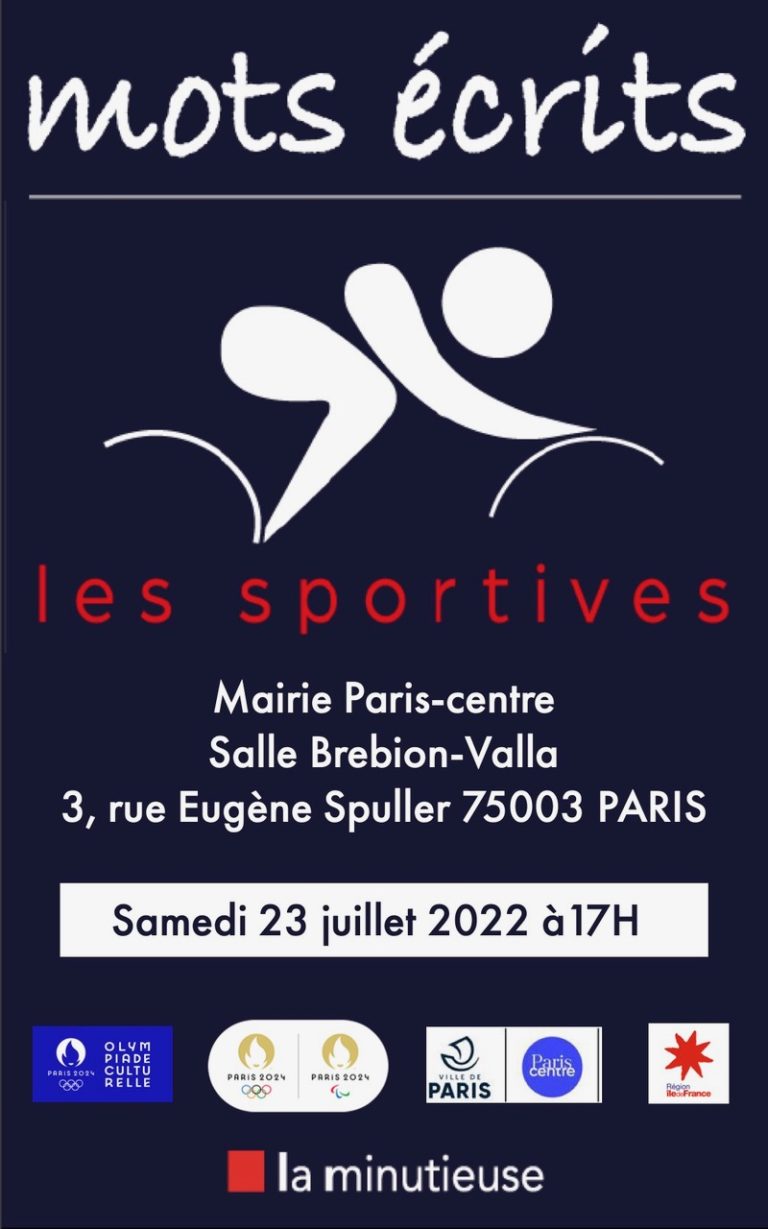 Sophie Bourel | Mots Écrits : Les sportives. Paris, 23 juillet 2022