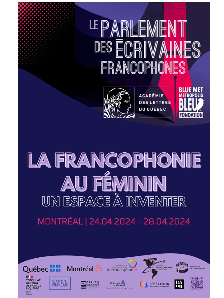 La Francophonie au féminin. Un espace à inventer. Montréal | 24-28.04.24