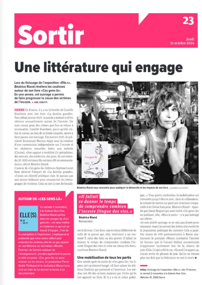 DANS LES MÉDIAS