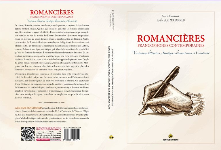 Un essai qui met en valeur l’écriture féminine et les romancières francophones, Lynda Nawel Tebbani, membre du PEF en a rédigé la préface